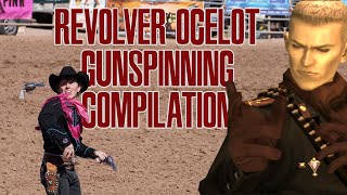 Every Time Revolver Ocelot Spins a Gun in the Metal Gear Solid Series [upl. by Niobe890]