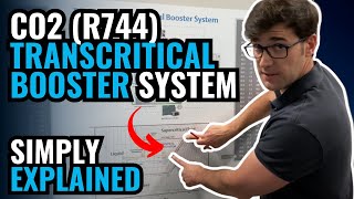 CO2 R744 Transcritical Booster System Simplified [upl. by Atsyrt159]