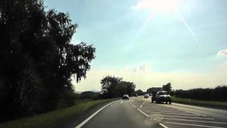 Driving On The A518 Newport To Wrockwardine Wood amp Trench Telford amp Wrekin UK 26th August 2013 [upl. by Akinohs]