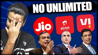 ATTENTION Jio Airtel Vi Users  The End of Unlimited Era [upl. by Imoin92]