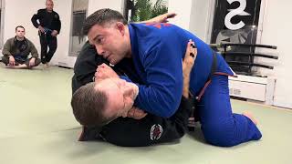 Lapel Choke and Brabo Choke from Top Half Guard [upl. by Lukin]