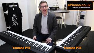 Yamaha P35 v P45 Comparison  What piano should I buy [upl. by Louise]