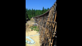 Riding Shawnigan Lake Kinsol Trestle [upl. by Muhcan]