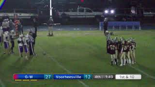 Football GranvilleWhitehall vs Voorheesville 10182024 [upl. by Hasan]