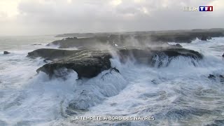 La tempête Ciaràn à bord des navires [upl. by Ahsimat461]