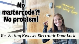 How to Reset Electronic Door Lock Without Code [upl. by Gent]