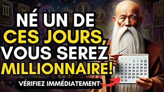 Né à ces Dates  Vous allez Gagner à la Loterie selon la Sagesse Bouddhiste [upl. by Bright]