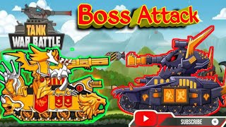 Upgrade Tank Boss Fight ☠️  Tank Combat Boss attack Tank Combat [upl. by Porush]