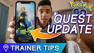 POKÉMON GO QUEST UPDATE VERSION 0972 APK MINE [upl. by Eeslek]