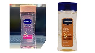 VASELINE VITAMIN B3 HEALTHY EVEN TONE AND VASELINE COCOA RADIANT BODY OIL [upl. by Nizam]