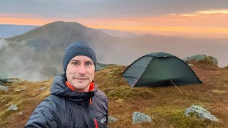 Wild Camping in Scotland at 3199ft on a Munro Summit [upl. by Adnoval]