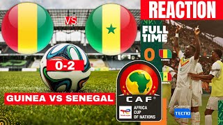 Guinea vs Senegal 02 Live Africa Cup Nations AFCON Football Match Score Teranga Lions Highlights [upl. by Lauree367]