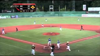 Hernando Highs Dalton Scott hits a 3run triple in game 3 of the MHSAA 5A Championship [upl. by Loria949]