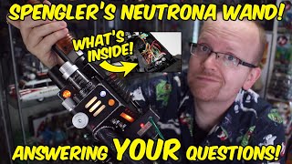 Hasbro Spenglers Neutrona Wand Answering YOUR questions  first look at the inside [upl. by Coney]