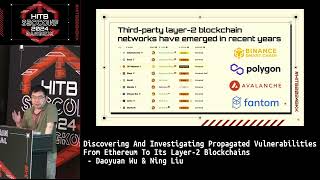 HITB2024BKK D2  Investigating Propagated Vulnerabilities from Ethereum to Its Layer2 Blockchains [upl. by Annirok]