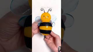 🐝HoneyBee Squishy DIY with Nano Tape [upl. by Pallaten]