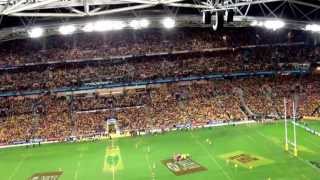 Lions chant at final test of lions in Sydney [upl. by Alleynad]