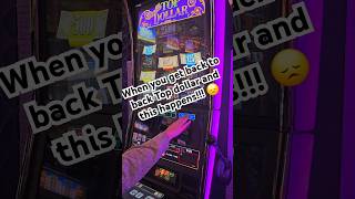 When you get Back to Back Top Dollar and this happens slots slot casino jackpot gambling [upl. by Yrac525]