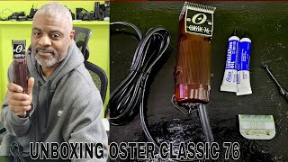 Unboxing and reviewing Oster Classic 76 [upl. by Sanoy]