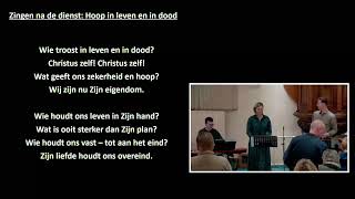 20201018 Oude Kerk Avonddienst Ds MJ van Oordt Delft [upl. by Mushro]