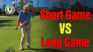 Short Game Swing vs Long Game Swing THE HUGE DIFFERENCE [upl. by Awhsoj505]