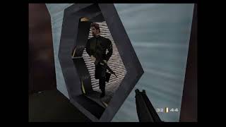 Water Caverns  930  00 Agent  Cheat code  2x RCP90s  Goldeneye 007 sur Nintendo 64 [upl. by Gnil]