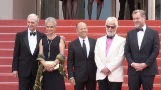 Christopher Nolan and more on the red carpet for the Premiere of Le Grand Bain in Cannes [upl. by Marola]