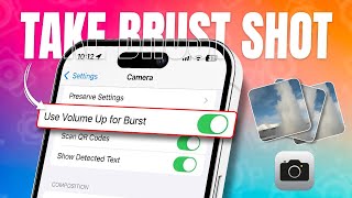 How to Take Burst Shots on iPhone [upl. by Llehsam786]