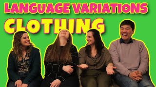 Language Variations  Clothing in English French Hungarian and Malay [upl. by Ahsit]