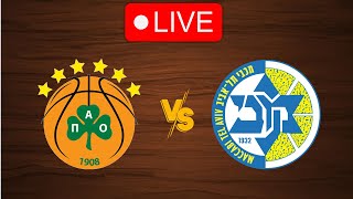 🔴 Live Panathinaikos vs Maccabi Tel Aviv  Live Play By Play Scoreboard [upl. by Nakhsa823]