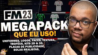 MEGAPACK GRÁFICO para o Football Manager 2023 Faces Logos Kits 2D Kits 3D [upl. by Tiphanie9]