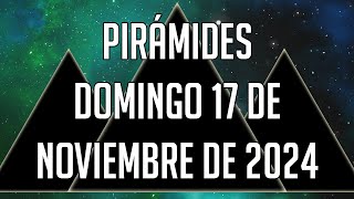 🍀🔺☀️ Pirámides para mañana Domingo 17 de Noviembre de 2024  Lotería de Panamá [upl. by Aneekal]