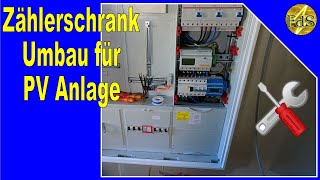 Zählerschrank PV Anlage Pv Anlage mit Speicher  Notstrom Photovoltaikanlage  Unterverteiler [upl. by Yekcin]