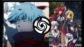 HighSchool DxD React to Issei as Gojo Satoru GACHA REACT [upl. by Soneson]