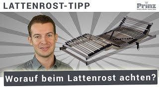 Lattenrost kaufen  Worauf muss ich achten [upl. by Arnuad]