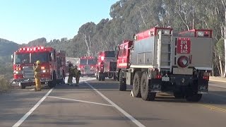 Vegetation Fire San Diego [upl. by Eceeryt]