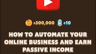 HOW TO AUTOMATE YOUR ONLINE BUSINESS AND EARN PASSIVE INCOME  MEMEFI New Video Code [upl. by Imekawulo]