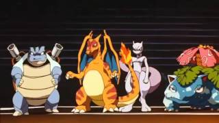 Pokemon Vs Pokemon Clones Pokemon La Pelicula Mew Vs Mewto [upl. by Dnalel]