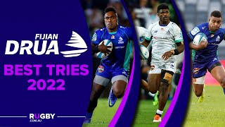 BEST Fijian Drua Tries of 2022  Habosi Ravouvou amp more  Super Rugby Pacific [upl. by Autumn]