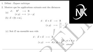 Exercice 1 de topologie [upl. by Eanrahs136]