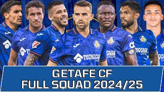 GETAFE CF FULL SQUAD SEASON 202425  Getafe CF Official Squad [upl. by Yehudit287]