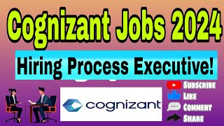 Cognizant Freshers Recruitment Drive 2024 Recruiting Freshers Senior Process Executive Data Apply N [upl. by Hansen]