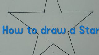 How to draw a Star⭐  Stepbystep sketchingwithjoy [upl. by Wilmer]