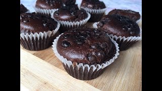 BEST Eggless Chocolate Muffins Without Condensed Milk  How to Make Eggless Chocolate Muffins [upl. by Nnaira]