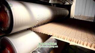 Full automatic honeycomb paperboard machine [upl. by Jerry]