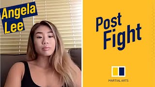 Angela Lee reacts to Denice Zamboanga callout Stamp Fairtex loss  SCMP MMA [upl. by Enilrae]