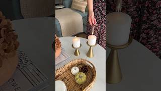 Let’s style a coffee table for fall together🍂 falldecor [upl. by Akirdna42]