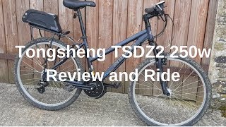 Tongsheng TSDZ2 review and ride [upl. by Neerbas]