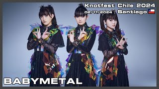 BABYMETAL  Knotfest Chile 2024  02112024 [upl. by Deeyn]