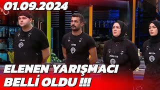 MasterChef Son Bölüm Kim Elendi  1 Eylül Veda Eden İsim [upl. by Aliuqat]